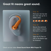 Powerbeats Pro 2 - Wireless Noise Cancelling Workout Earbuds with Secure- Fit Earhooks, Up to 45-Hour Battery with Charging Case, Sweat & Water Resistant, Heart Rate Monitoring - Quick Sand