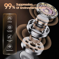 S53 Latest wireless lavalier microphone magnetic suction model for mobile live streaming, interview microphone noise reduction