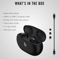 Beats Studio Buds - True Wireless Noise Cancelling Earbuds - Compatible with Apple & Android, Built-in Microphone, IPX4 Rating, Sweat Resistant Earphones