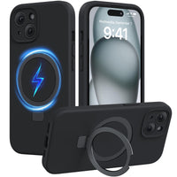 Magnetic for iPhone 17 Pro Max Case, Compatible with MagSafe, Integrated Silicone Camera Control Cover, 3.0mm Thicken Shockproof Drop Protection Phone Case for 17 ProMax, Orange