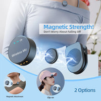 S53 Latest wireless lavalier microphone magnetic suction model for mobile live streaming, interview microphone noise reduction