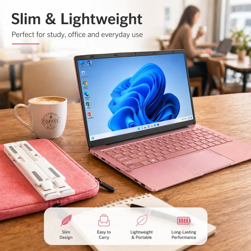 Dami3c G61 14.1" Laptop | 8GB RAM + 128GB/256GB SSD | Windows 11 Pro