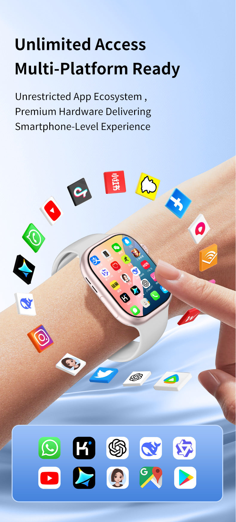 S11 Smartwatch Camera AI Chatgpt Google TikTok